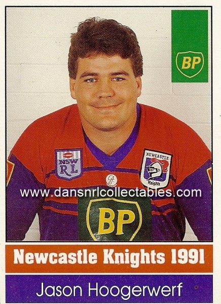 1991 bp newcastle knights card  (13)