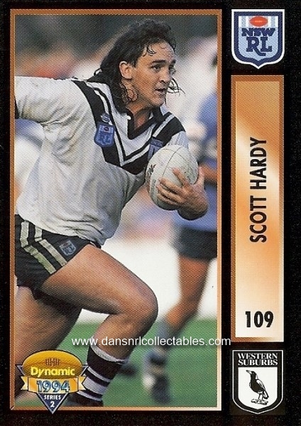 No 114 1994 Western Suburbs Magpies NRL Card Series 2 Illy Toga 