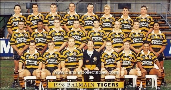 1998 Daily Telegraph Team Card, Tigers | 21576