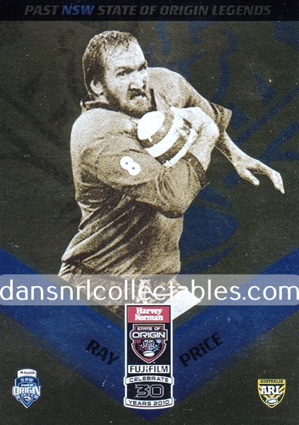 2010 NRL Past NSW State Of Origin Legends Football Card #202 Ray Price 