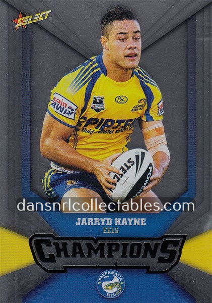 2009 Select NRL Champions Card Parramatta Eels 116 Jarryd Hayne 