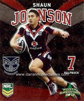 Feleti MATEO Warriors Off-Loads 2013 NRL Traders Chart Toppers CT6/9 