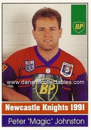 1991 bp newcastle knights card  (2)