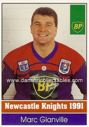 1991 bp newcastle knights card  (9)