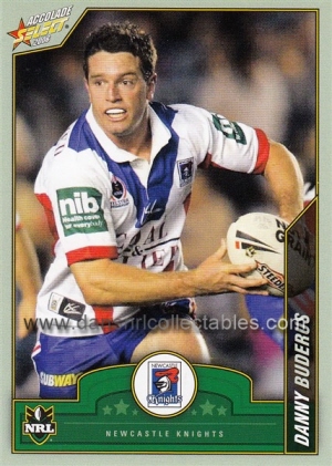 ✺Signed✺ 2000 NEWCASTLE KNIGHTS NRL Card DANNY BUDERUS 