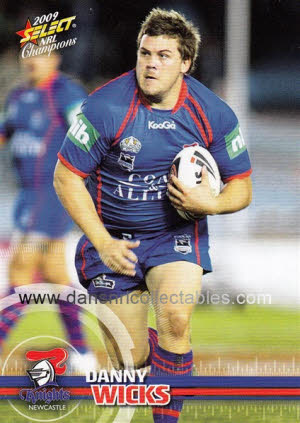 2009 Select NRL Champions Rugby League Card Newcastle Knights 99 Matt Hilder 