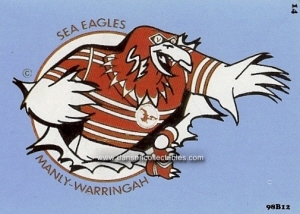 1992 NSW Rugby League REGINA Base Card David HOSKING Sea Eagles 79 