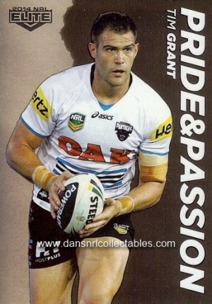 2014 NRL Elite Pride & Passion PP 30 Peter WALLACE Panthers 