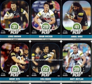 2015 NRL POWER PLAY BAG TAG CARD BT10 THE PANTHERS 