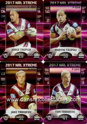 2017 nrl extreme parallel card0013