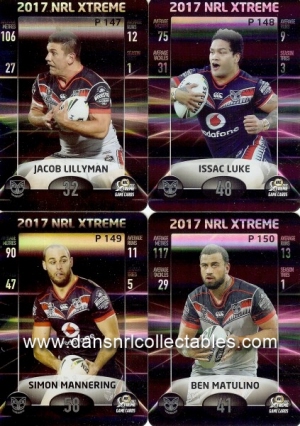 2017 nrl extreme parallel card0033