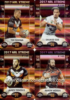 2017 nrl extreme parallel card0036