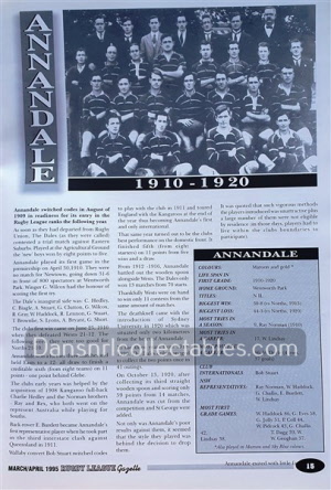 Rugby League club magazine Lot 4 230610 (425)
