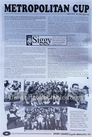 Rugby League club magazine Lot 4 230610 (429)