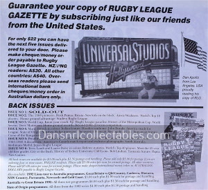 Rugby League club magazine Lot 4 230610 (431)