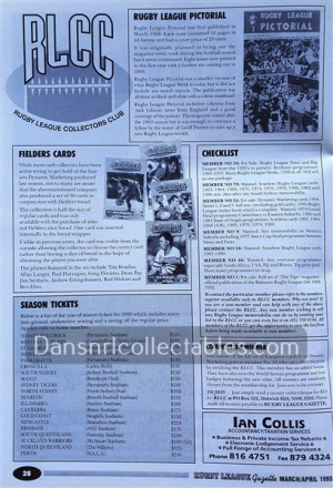 Rugby League club magazine Lot 4 230610 (432)